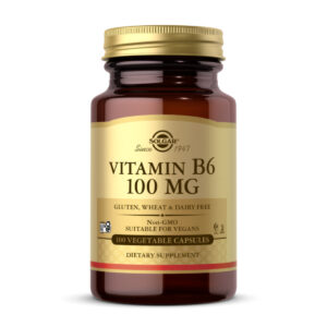 Vitamin B6 100mg – 100 vcaps