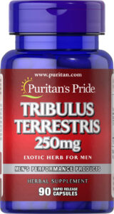 Трибулус терестріс (якірці сланкі), Tribulus Terrestris, Puritan’s Pride, 250 мг, 90 капсул