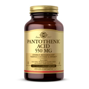 Pantothenic Acid 550 mg – 100 vcaps