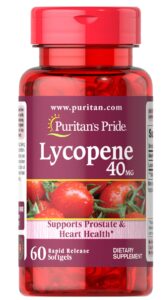 Лікопін, Lycopene, Puritan’s Pride, 40 мг, 60 гелевих капсул