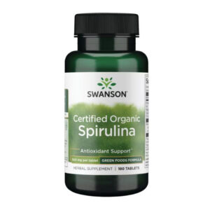 Certified Organic Spirulina 500mg – 180 tabs