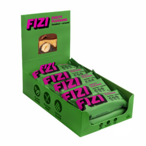 FIZI Chocolate Bar – 10х45g Hazelnut-Caramel
