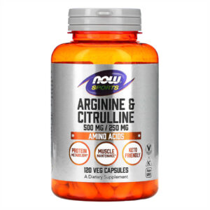 Arginine 500mg Citruline 250mg – 120 vcaps