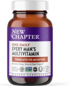 Мультивітаміни для чоловіків, One Daily Every Man’s, New Chapter, 48 вегетаріанських таблеток