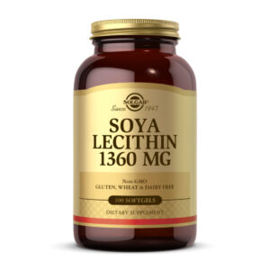 Lecithin 1360mg (Natural Soya) – 180 softgels