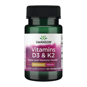 Vitamins D3 & K2 2000 Iu & 75mcg – 60 vcaps