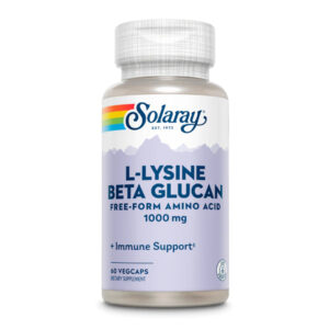 L-Lysine with Beta Glucan 1000mg – 60 vcaps