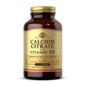 Calcium Citrate with Vitamin D3 – 120 tabs