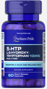5-гідрокситриптофан, 5-HTP, Puritan’s Pride, 100 мг, 60 капсул