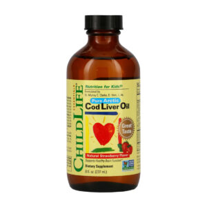 Cod Liver Oil Liquid – 237ml Natural Strawberry
