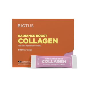 Колаген підсилювач сяйва, Radiance Boost Collagen, Biotus, 30 стіків (кожен по 15 мл)