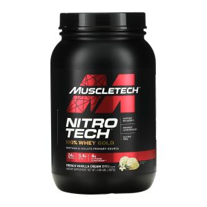 Nitro Tech 100% Whey Gold – 908g French Vanilla Cream