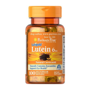 Lutein 6 mg with Zeaxanthin – 100 softgels